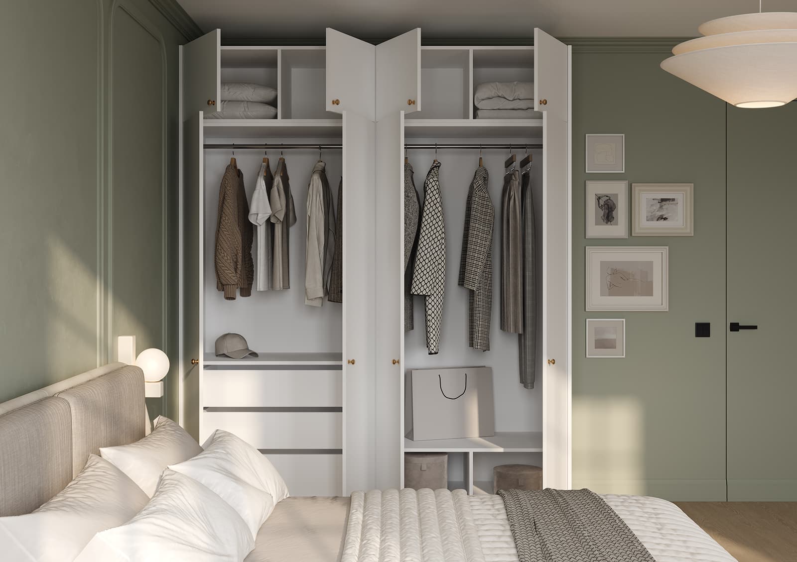 Гардеробный шкаф 13