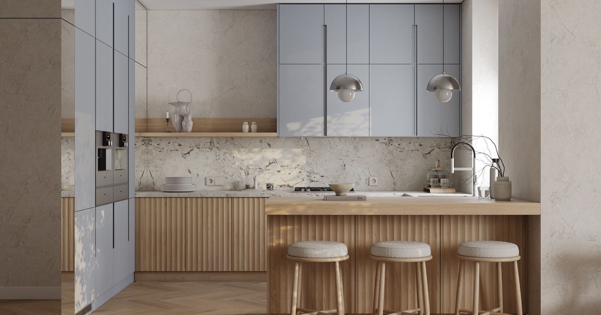 Кухня ПУРА (КРАШЕНАЯ МДФ (ЭМАЛЬ))