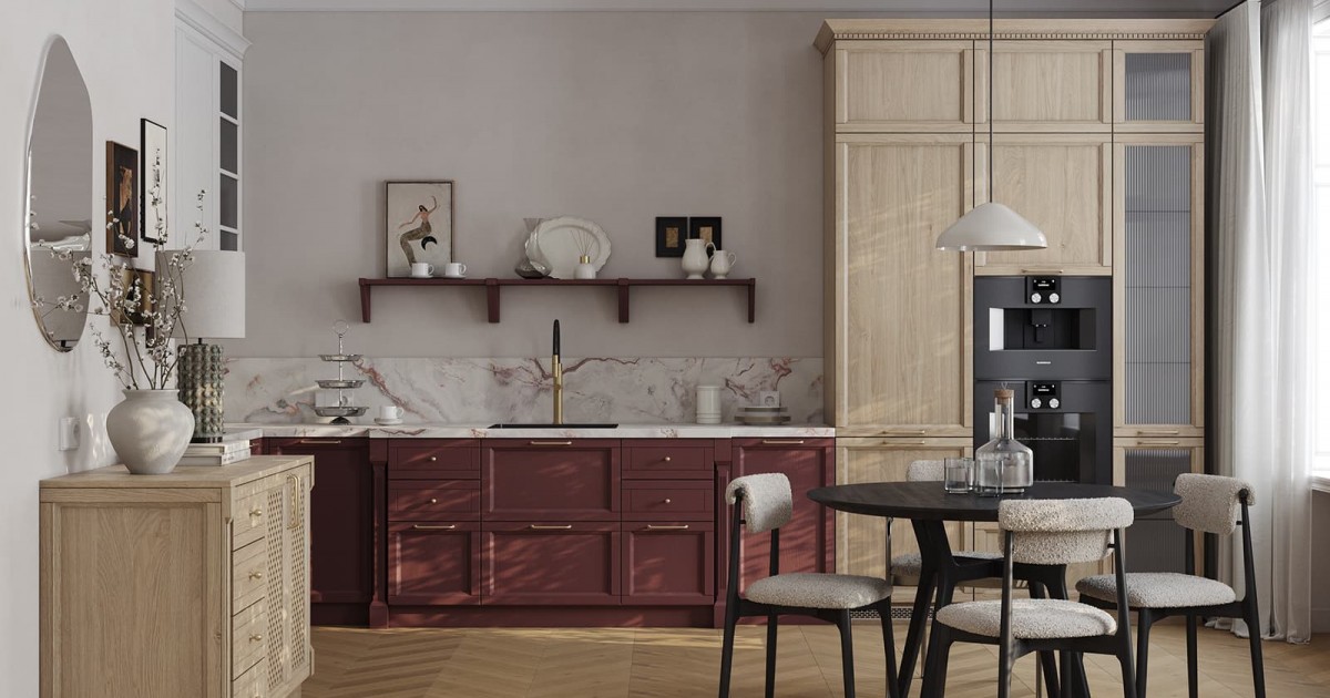 Кухня ОРЛЕАН '25 (НАТУРАЛЬНОЕ ДЕРЕВО)