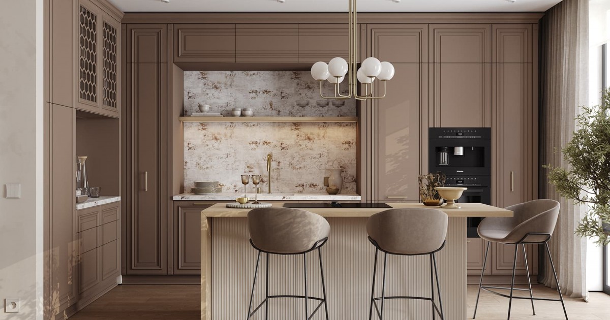 Кухня МАРИ '25 (КРАШЕНАЯ МДФ (ЭМАЛЬ))