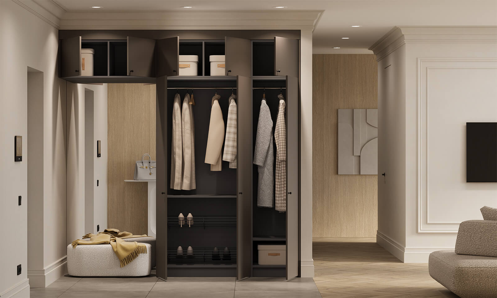 Гардеробный шкаф 5