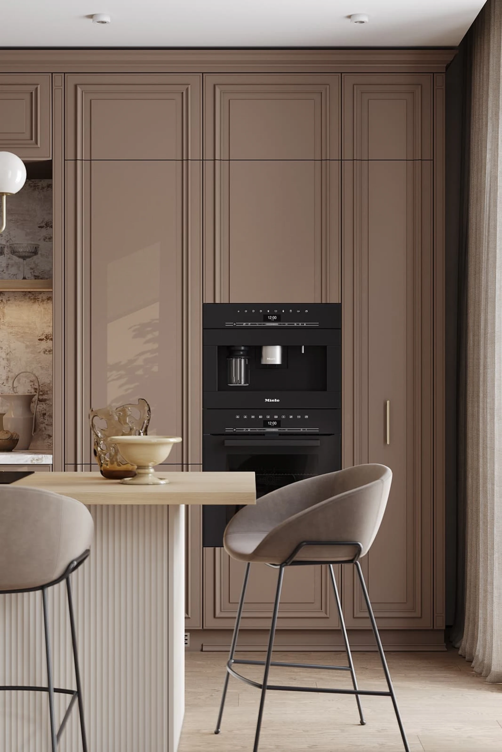 Кухня МАРИ '25 (КРАШЕНАЯ МДФ (ЭМАЛЬ))