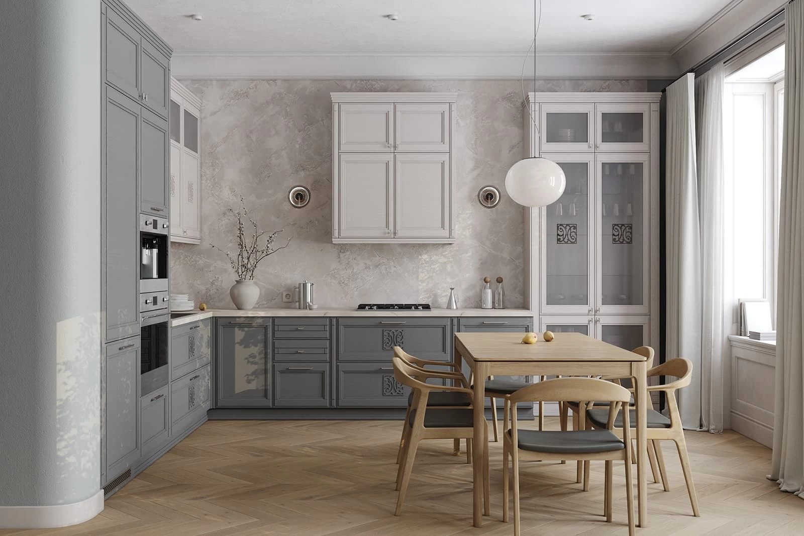 Кухня ВЕСКОНА '25 (НАТУРАЛЬНОЕ ДЕРЕВО)