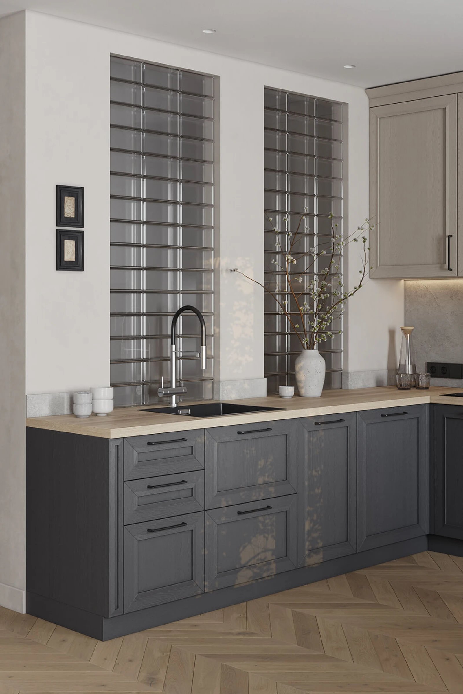 Кухня ТОСКАНА '25 (НАТУРАЛЬНОЕ ДЕРЕВО)