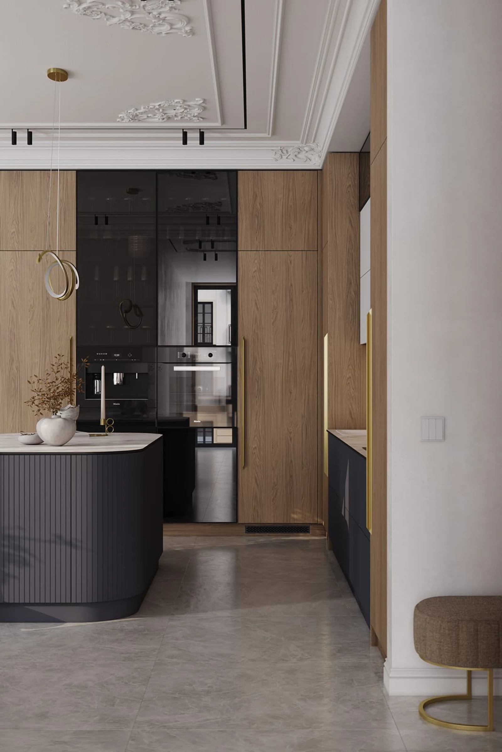 Кухня КАСЕЛЛА (ДЕКОРАТИВНЫЕ ПАНЕЛИ ТИМБЕР)