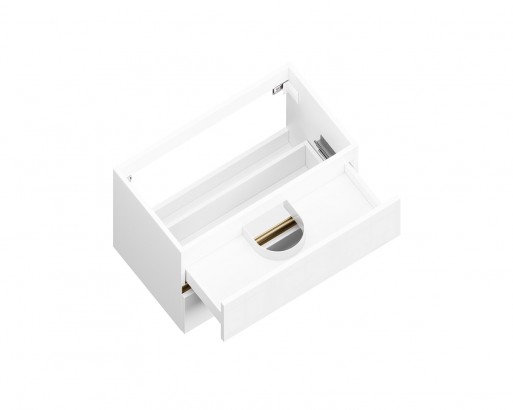 ЛИРА. МДФ/АКРИЛ БЕЛЫЙ (ГЛЯНЕЦ) / ЛДСП БЕЛЫЙ ПРЕМИУМ