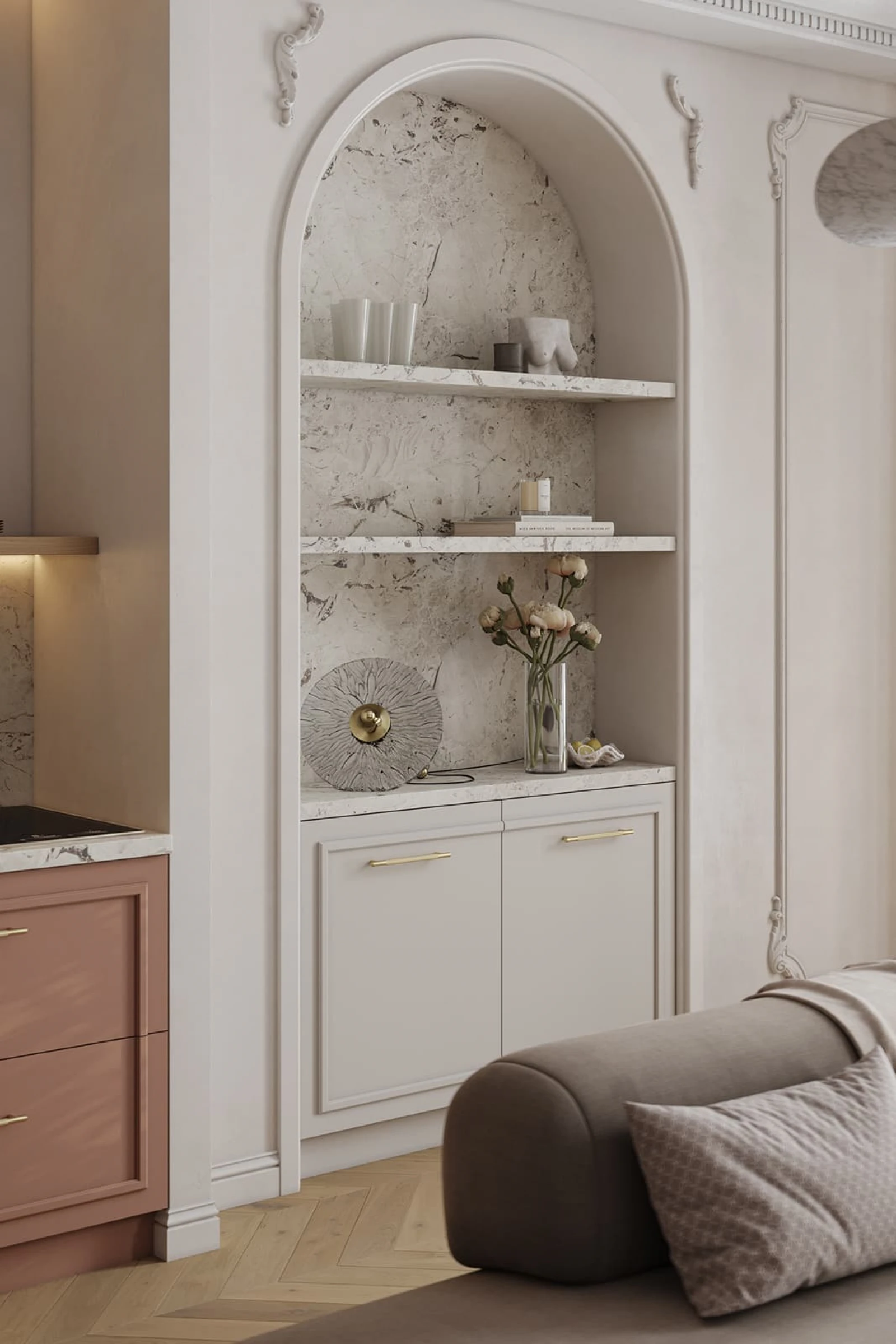 Кухня ОПЕРА (КРАШЕНАЯ МДФ (ЭМАЛЬ))