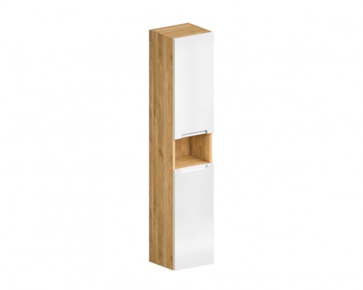 ДИОН. КРАШЕНАЯ МДФ RAL 9003 (ГЛЯНЕЦ) / ЛДСП ДУБ МЕДОВЫЙ