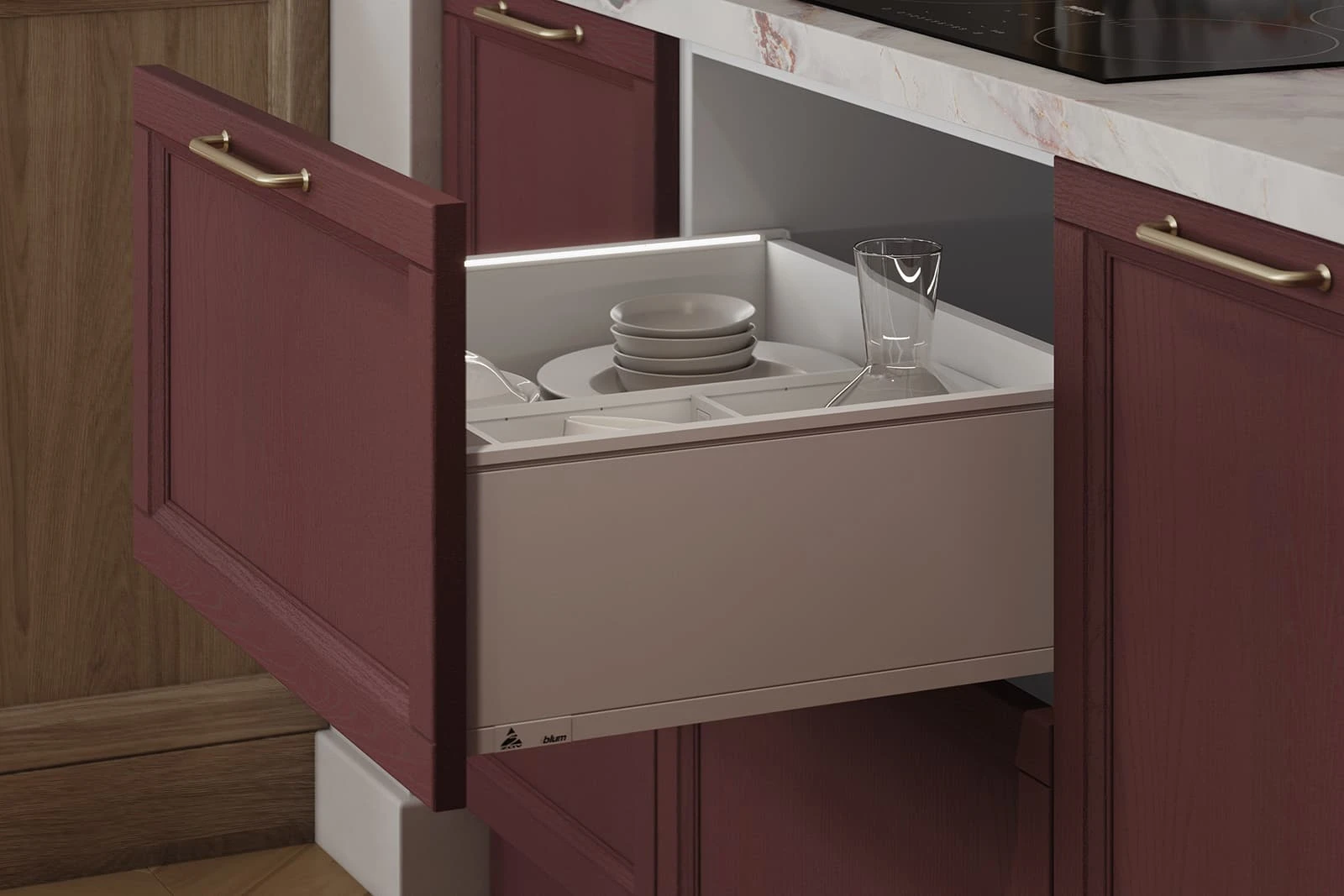 Кухня ОРЛЕАН '25 (НАТУРАЛЬНОЕ ДЕРЕВО)