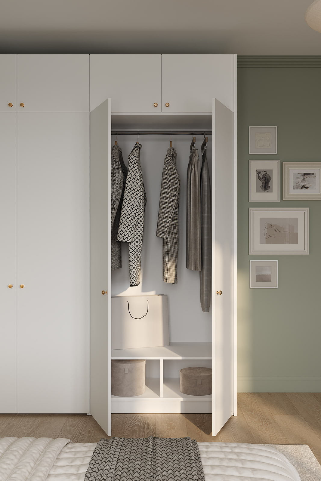 Гардеробный шкаф 13