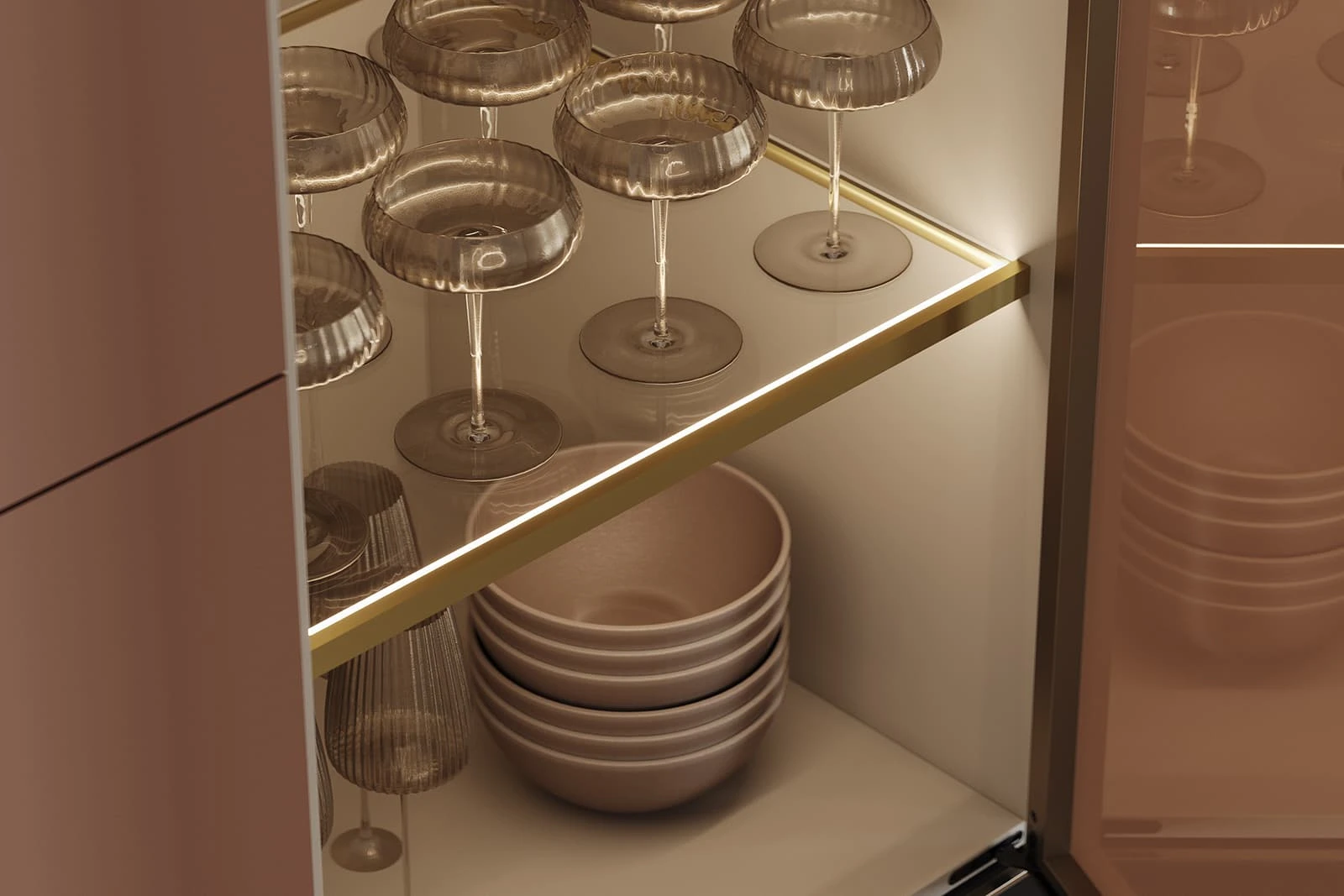 Кухня ОПЕРА (КРАШЕНАЯ МДФ (ЭМАЛЬ))