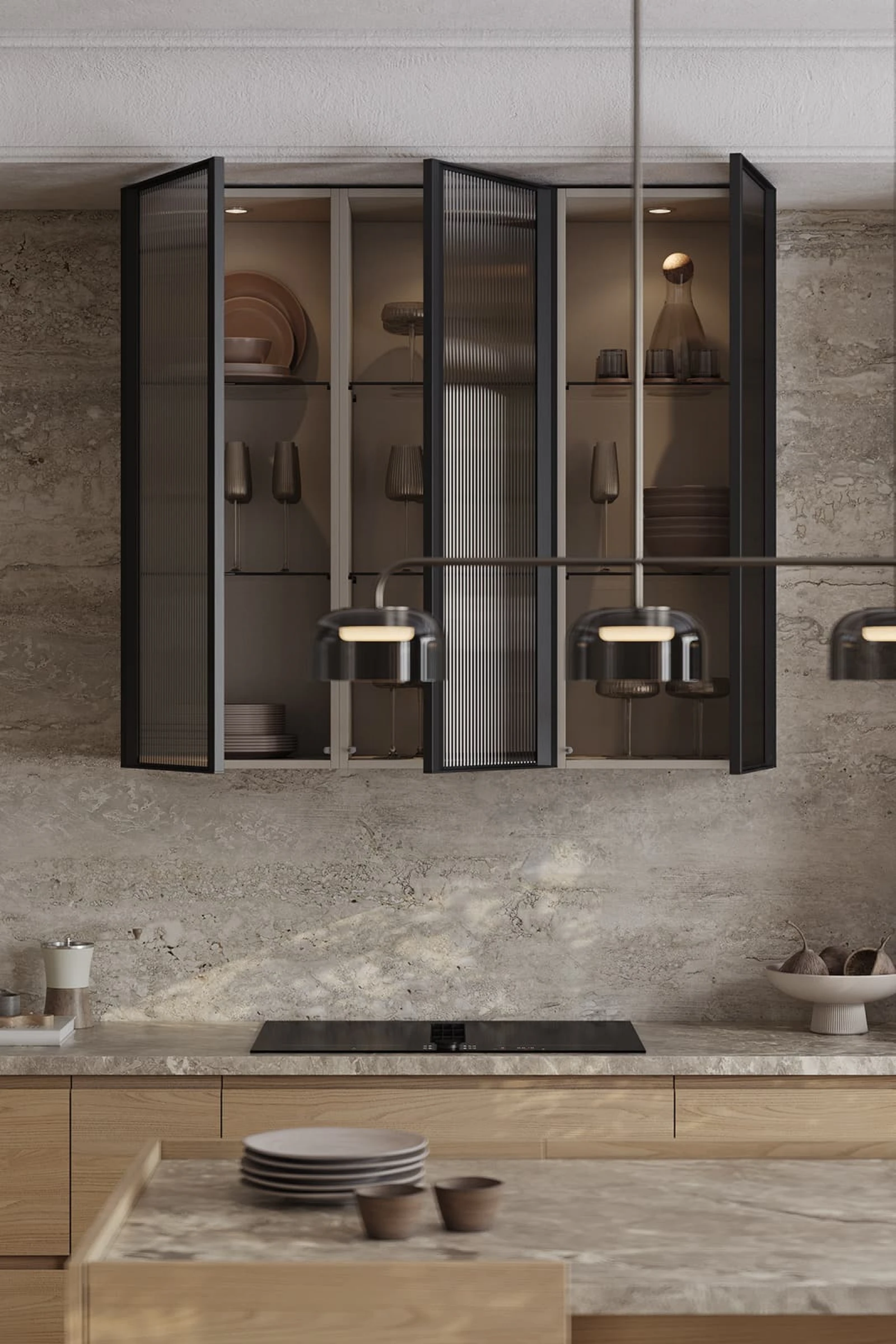 Кухня ЛАУРА (КРАШЕНАЯ МДФ (ЭМАЛЬ))