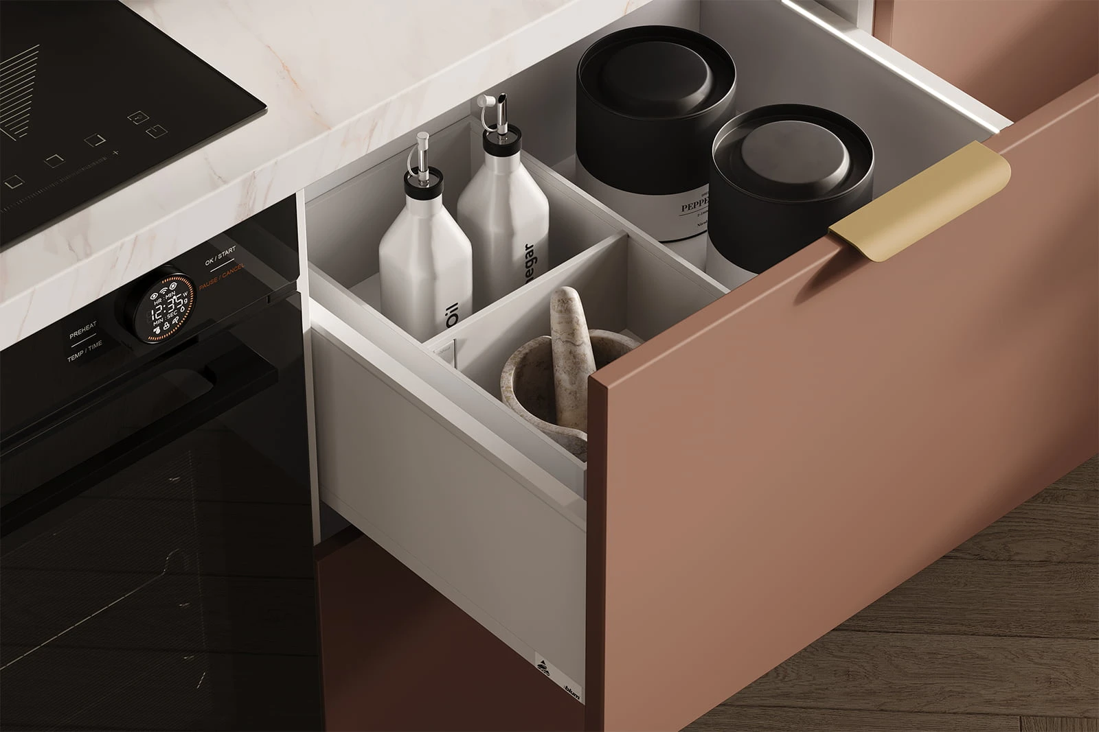 Кухня АЙРИС (КРАШЕНАЯ МДФ (ЭМАЛЬ))