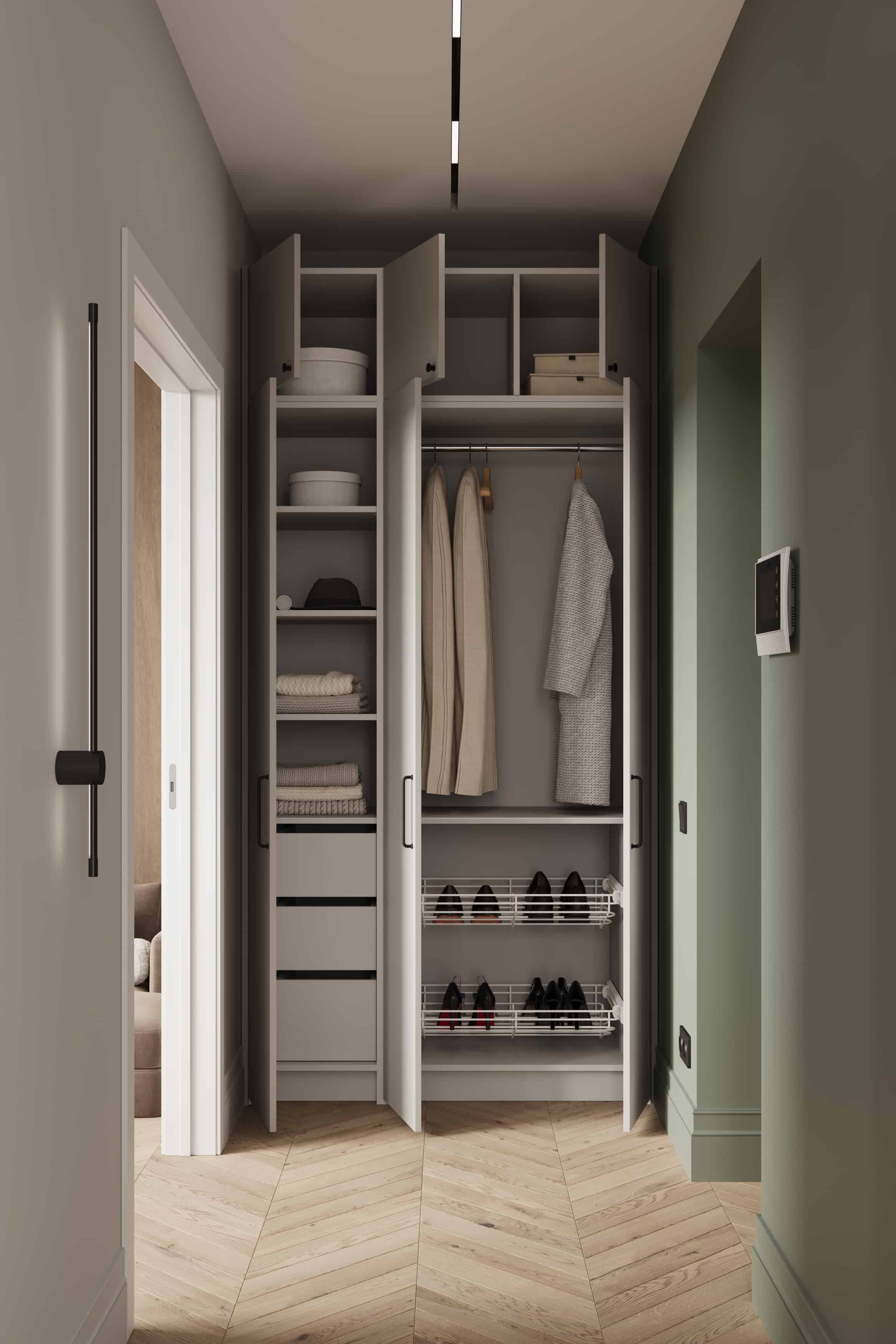 Гардеробный шкаф 2