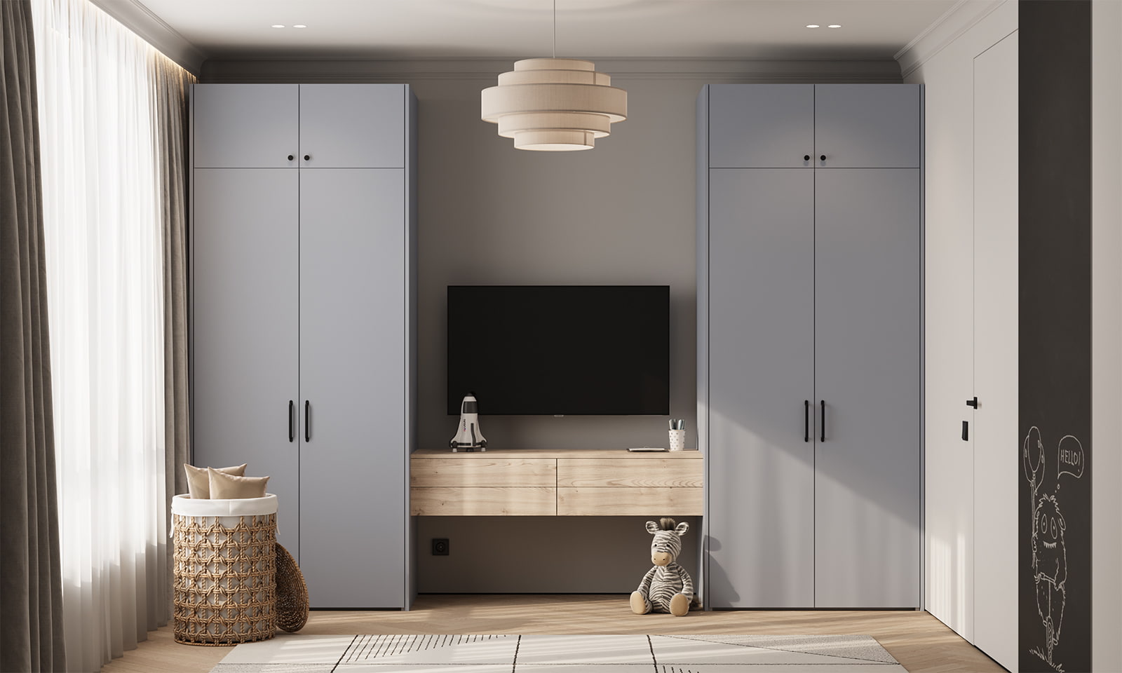 Гардеробный шкаф 8