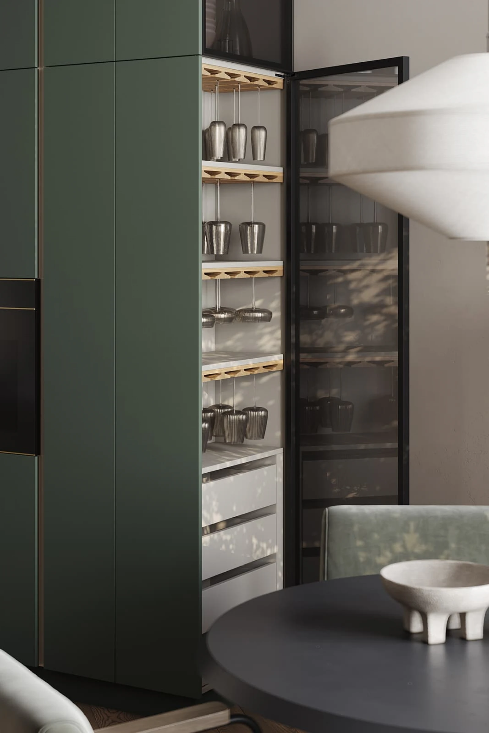 Кухня БЕРНАДИН (ЛМДФ EVOSOFT)