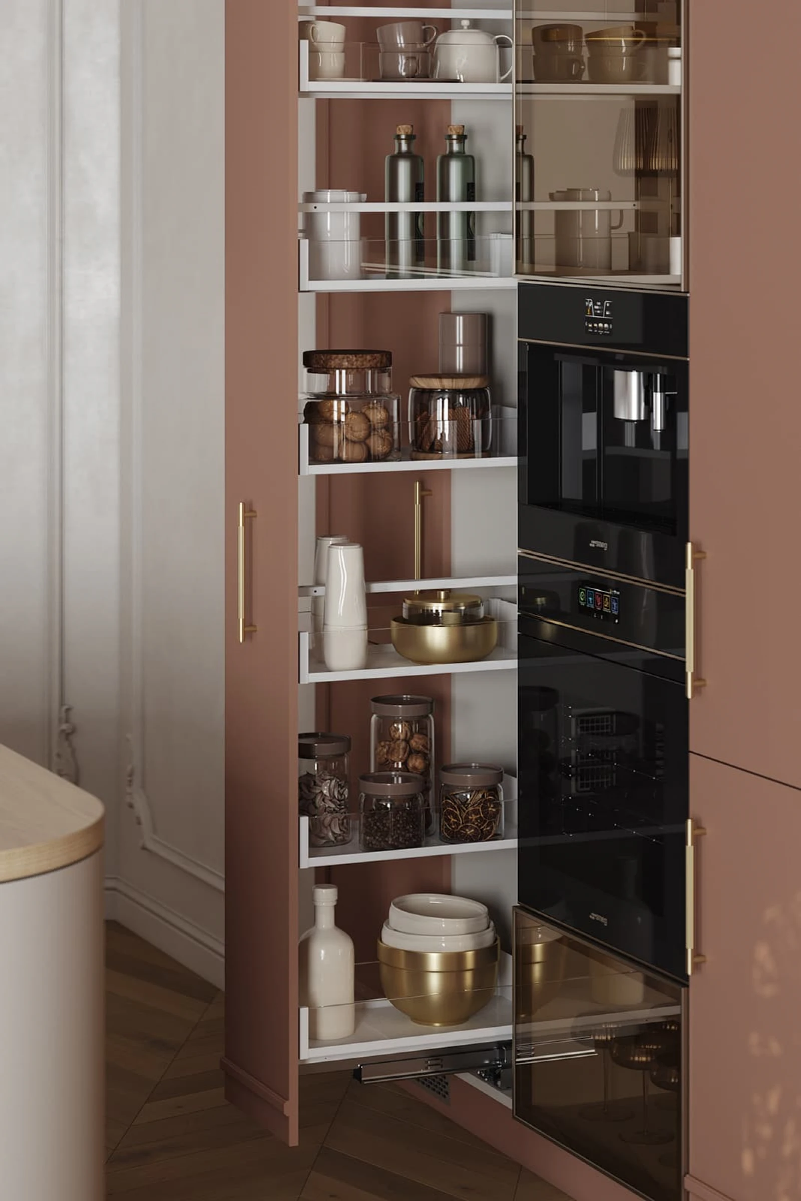 Кухня ОПЕРА (КРАШЕНАЯ МДФ (ЭМАЛЬ))