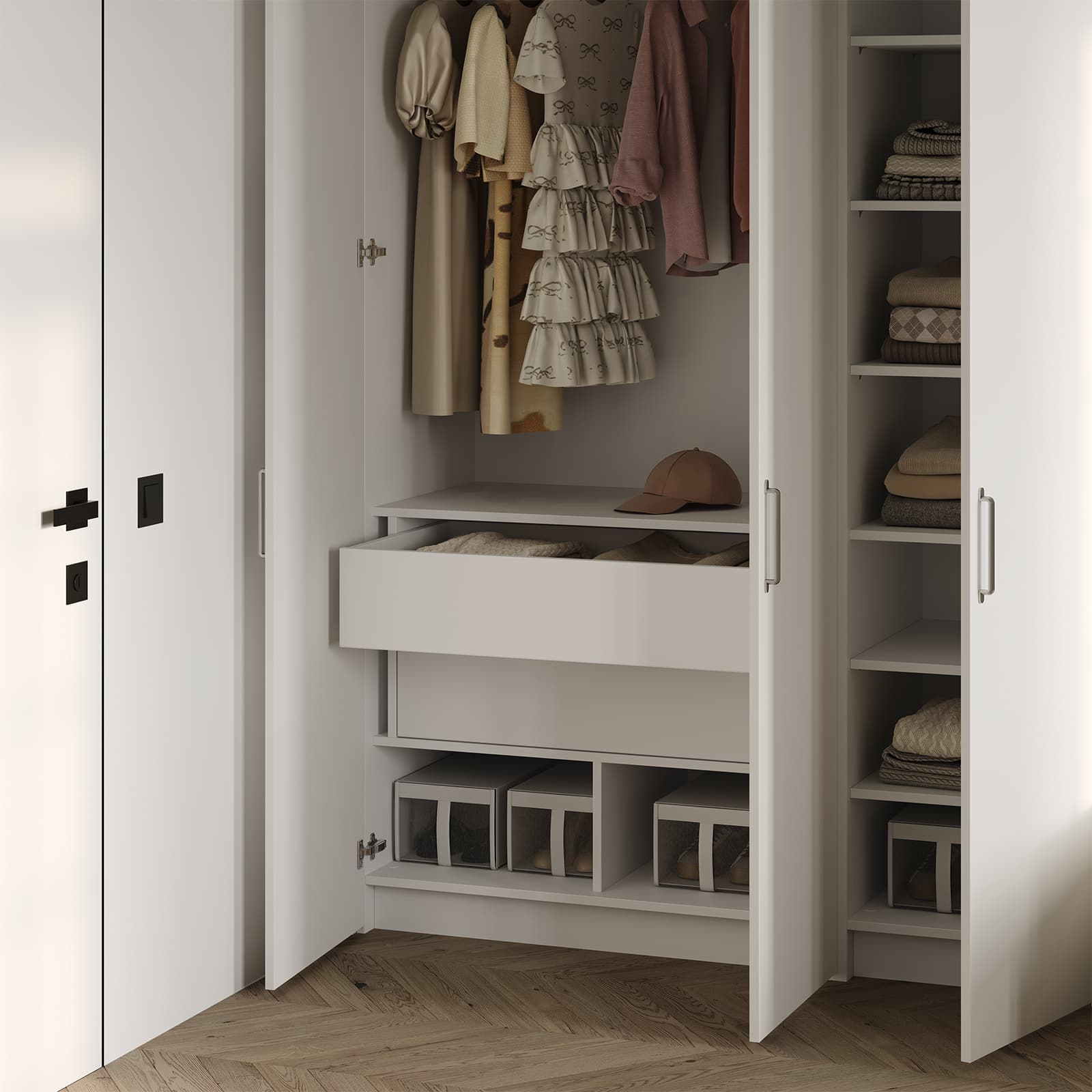 Гардеробный шкаф 4