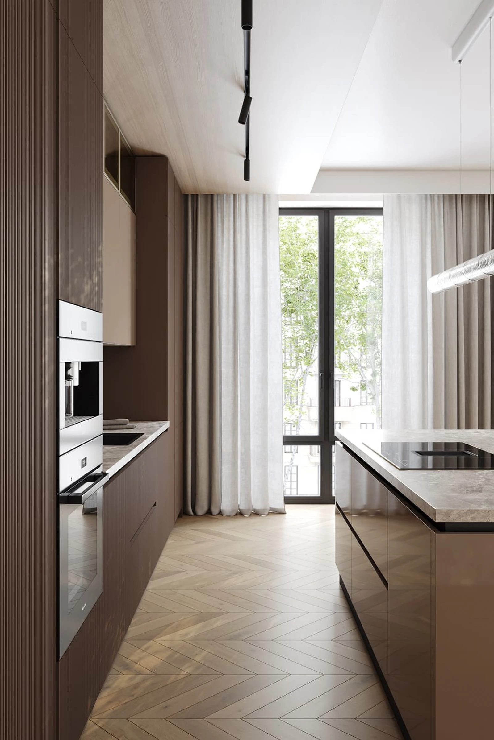 Кухня АЛЬМОНД (КРАШЕНАЯ МДФ (ЭМАЛЬ))