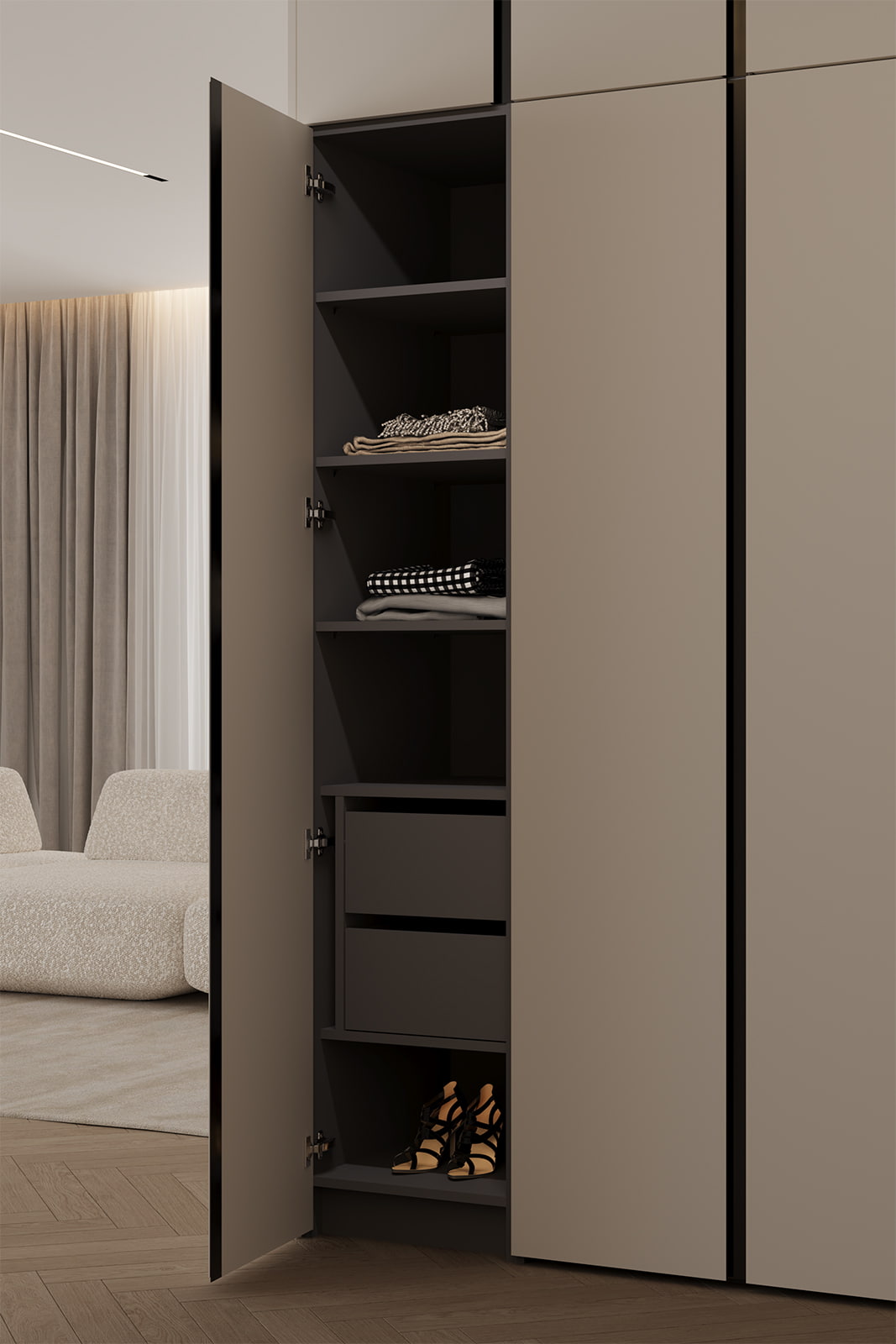 Гардеробный шкаф 11