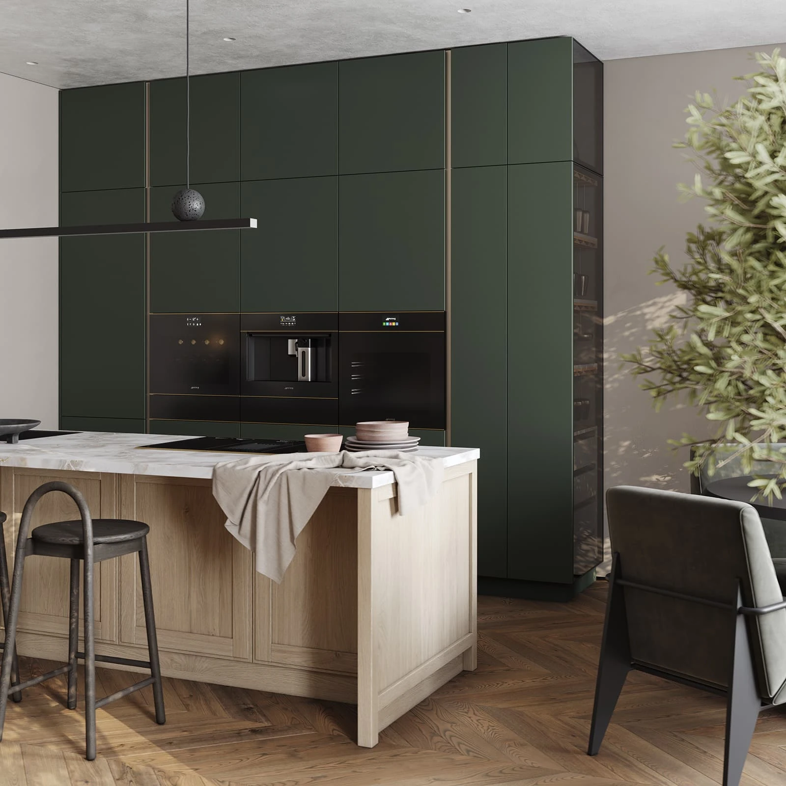 Кухня БЕРНАДИН (ЛМДФ EVOSOFT)