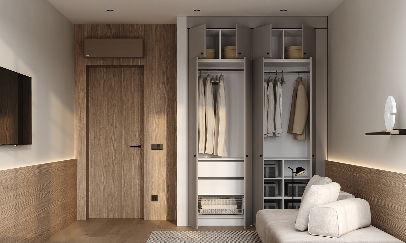 Гардеробный шкаф 6