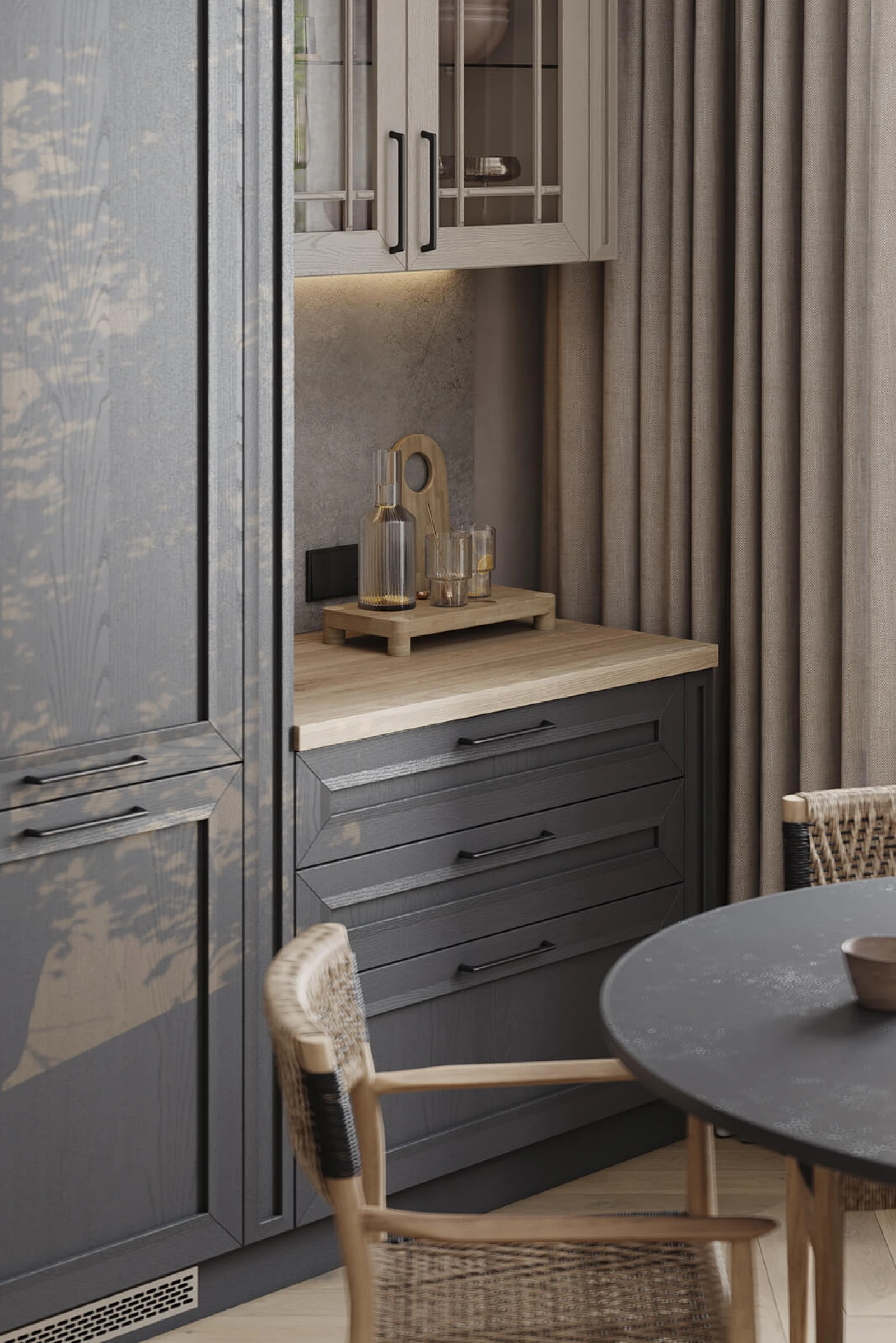 Кухня ТОСКАНА '25 (НАТУРАЛЬНОЕ ДЕРЕВО)