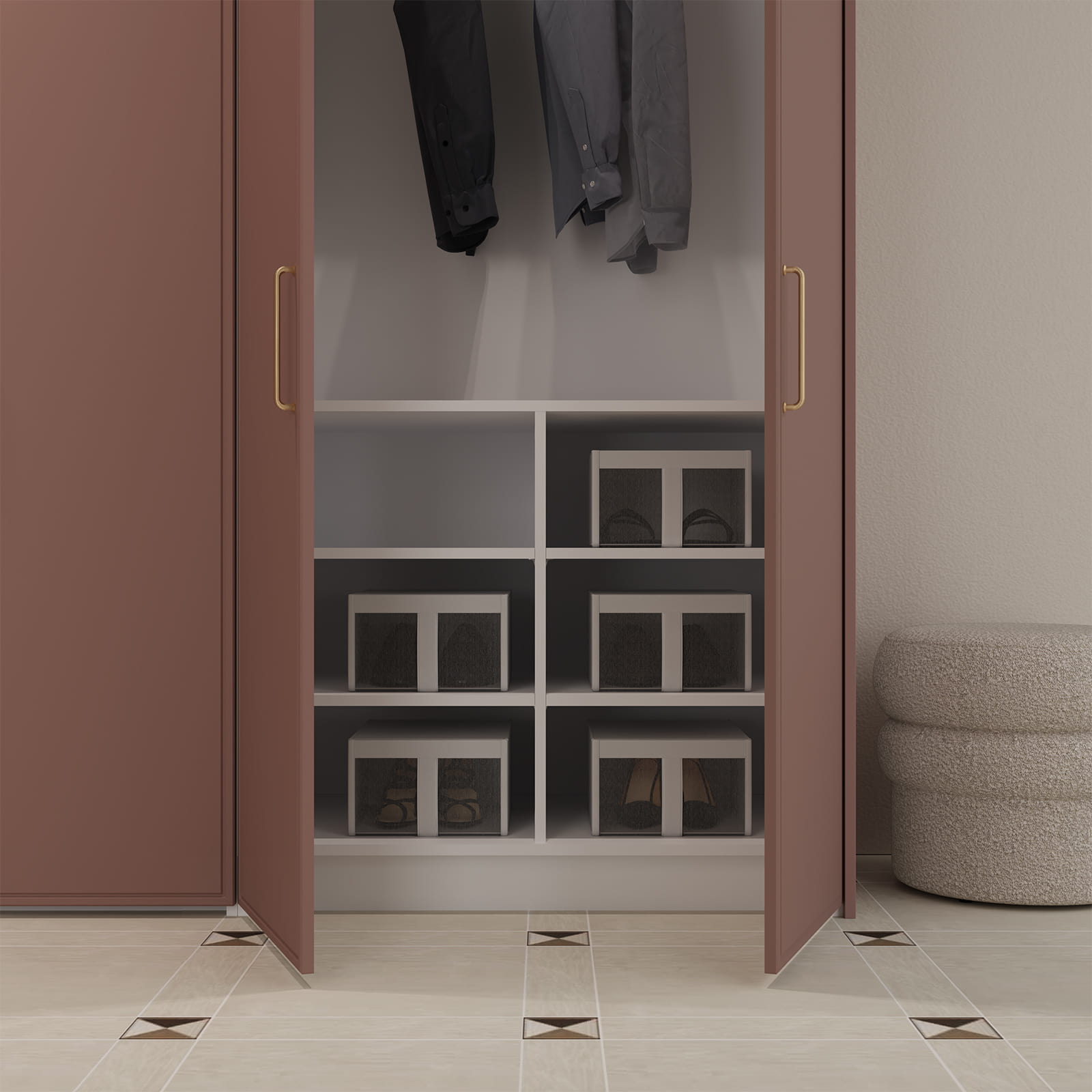 Гардеробный шкаф 9