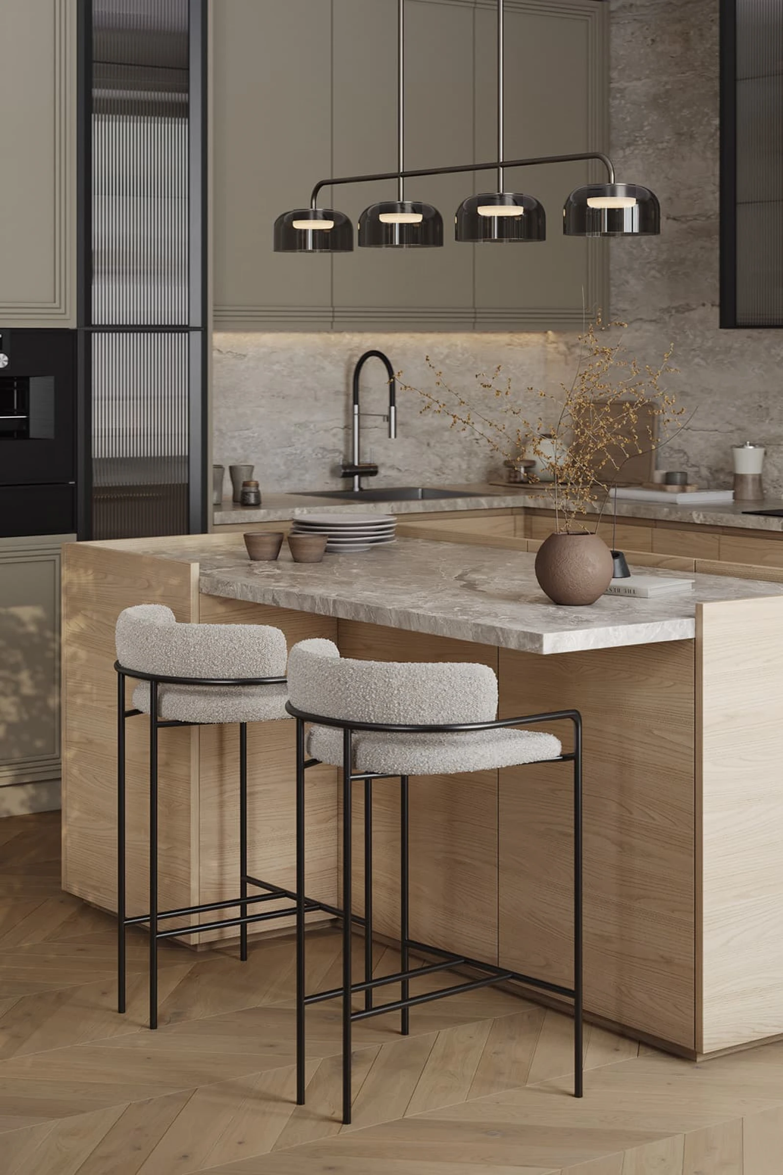 Кухня ЛАУРА (КРАШЕНАЯ МДФ (ЭМАЛЬ))