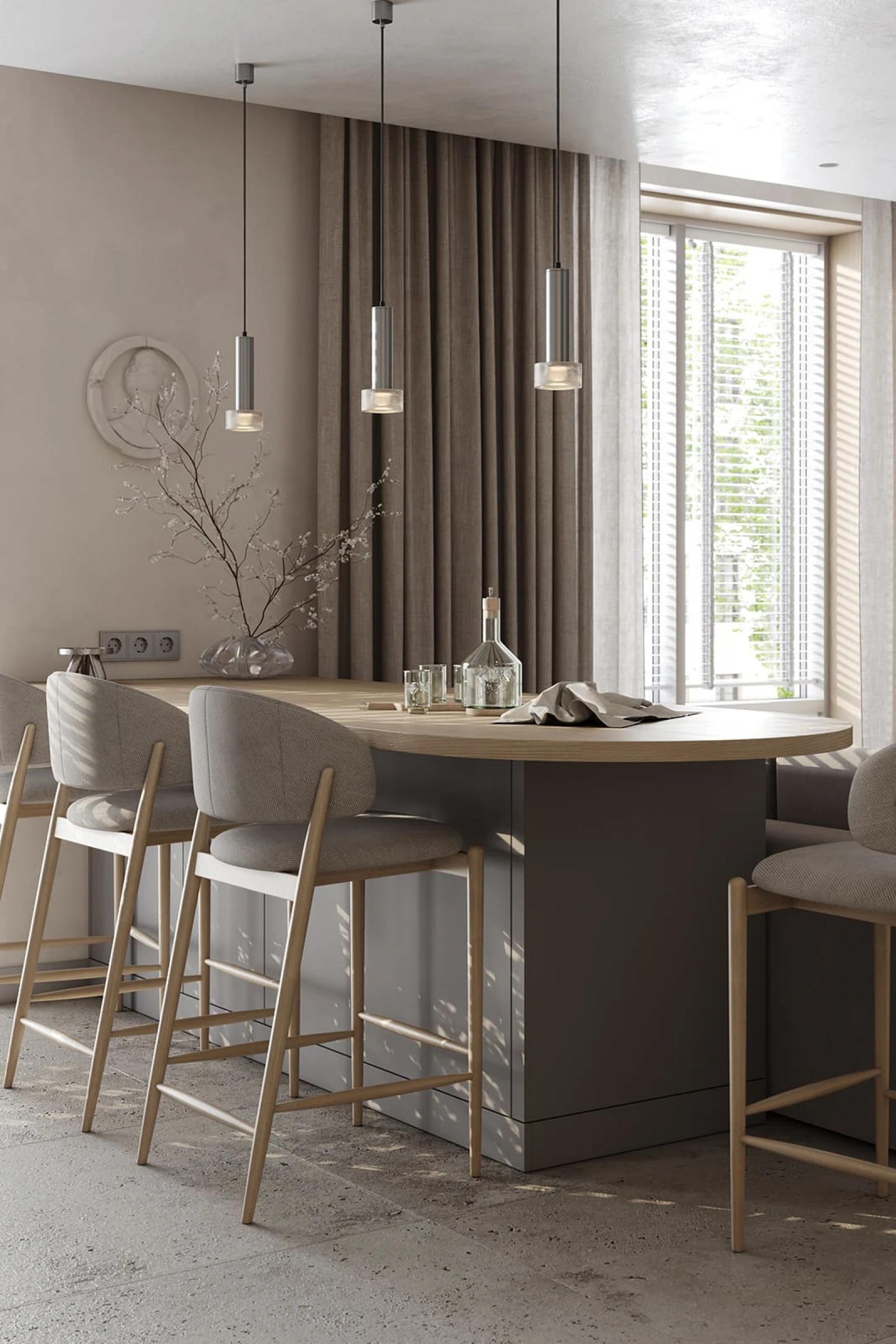 Кухня БАРТОЛО (ДЕКОРАТИВНЫЕ ПАНЕЛИ ТИМБЕР)