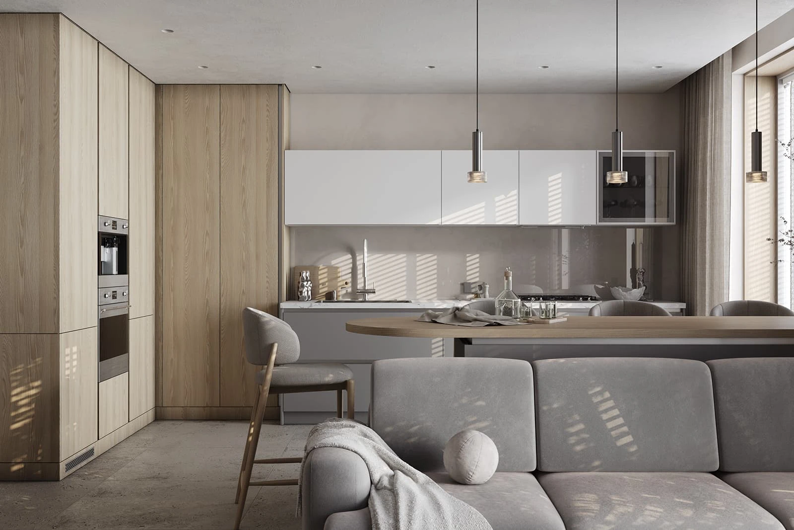 Кухня БАРТОЛО (ДЕКОРАТИВНЫЕ ПАНЕЛИ ТИМБЕР)