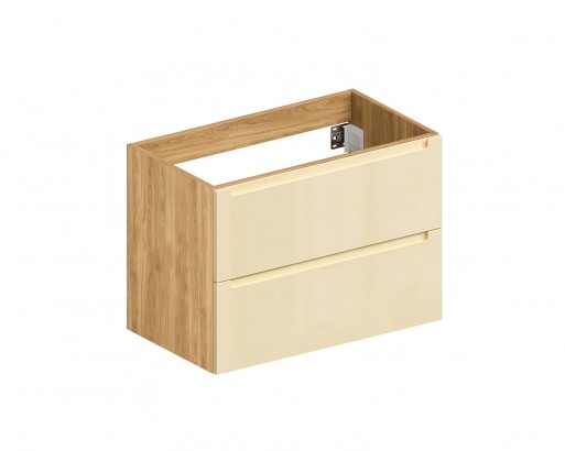 ДИОН. КРАШЕНАЯ МДФ RAL 1015 (ГЛЯНЕЦ)  ЛДСП ДУБ МЕДОВЫЙ