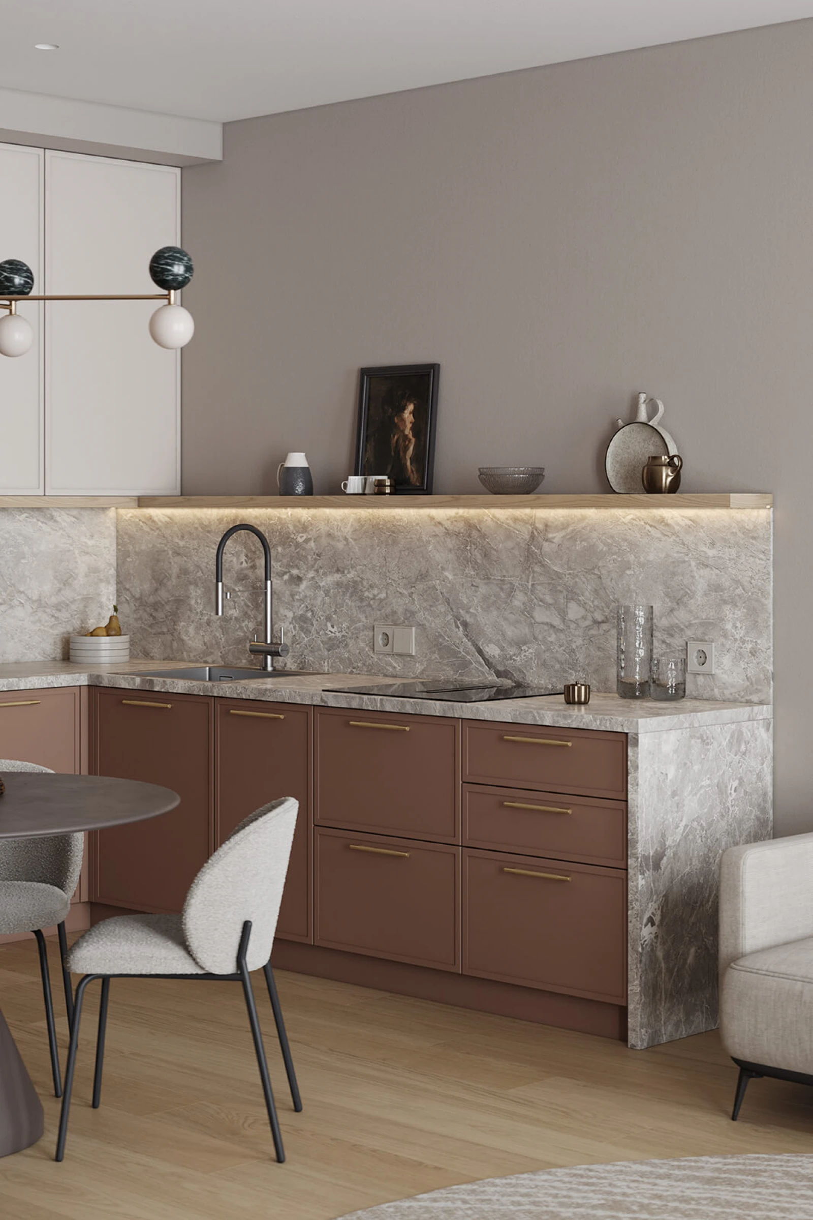 Кухня РОКСИ '25 (ПЛЕНКА ПВХ)