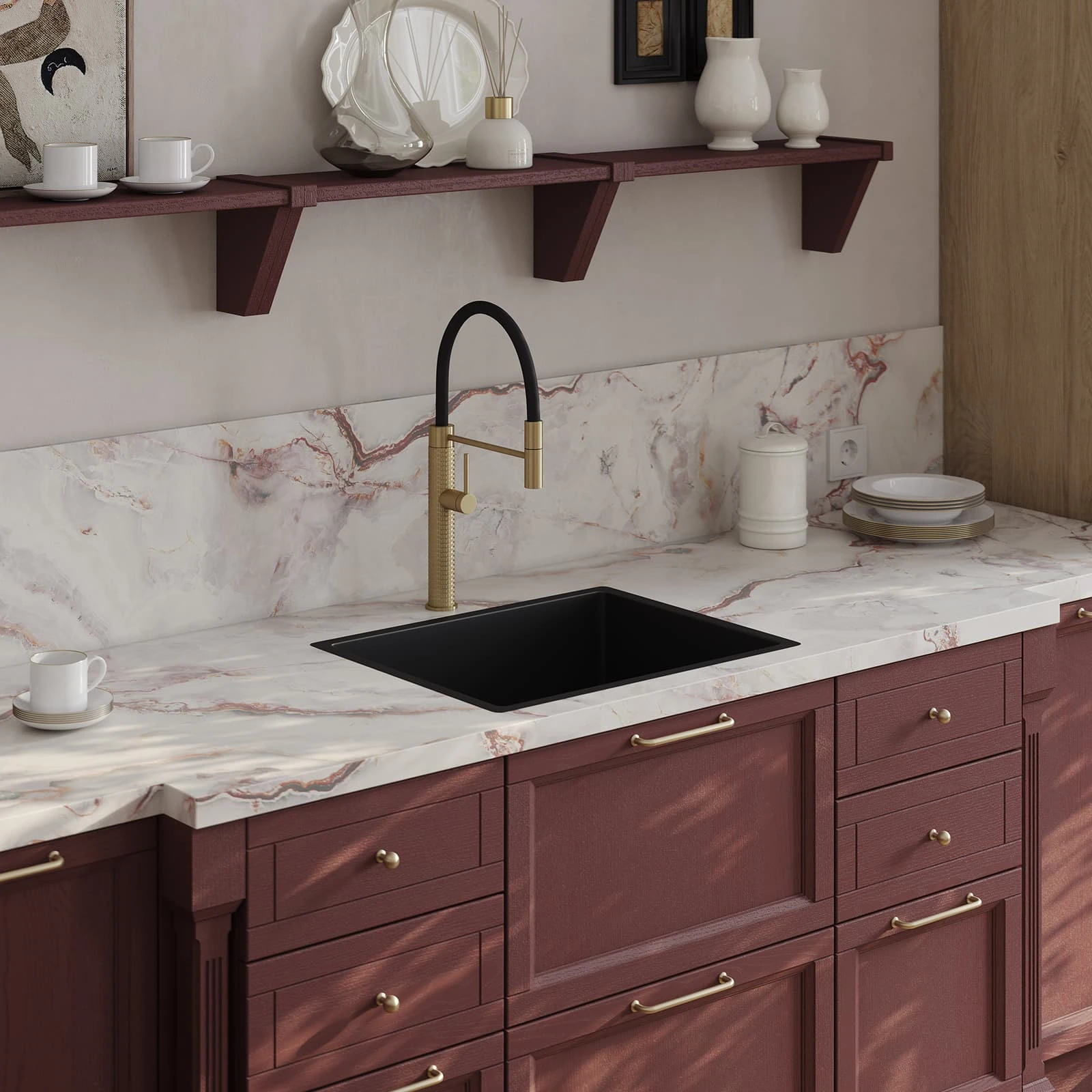 Кухня ОРЛЕАН '25 (НАТУРАЛЬНОЕ ДЕРЕВО)