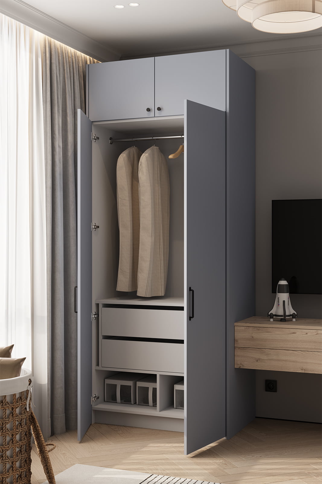 Гардеробный шкаф 8