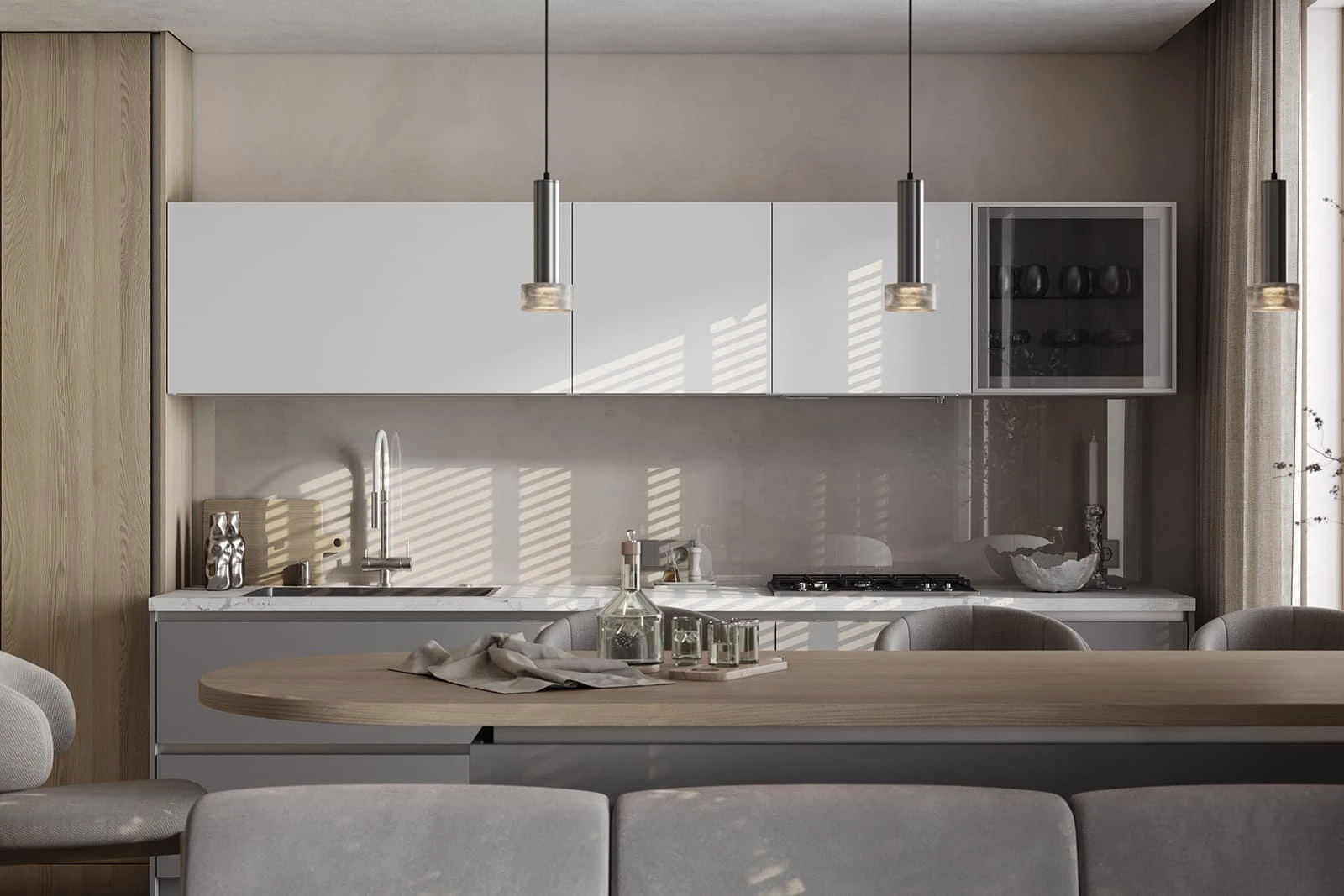 Кухня БАРТОЛО (ДЕКОРАТИВНЫЕ ПАНЕЛИ ТИМБЕР)