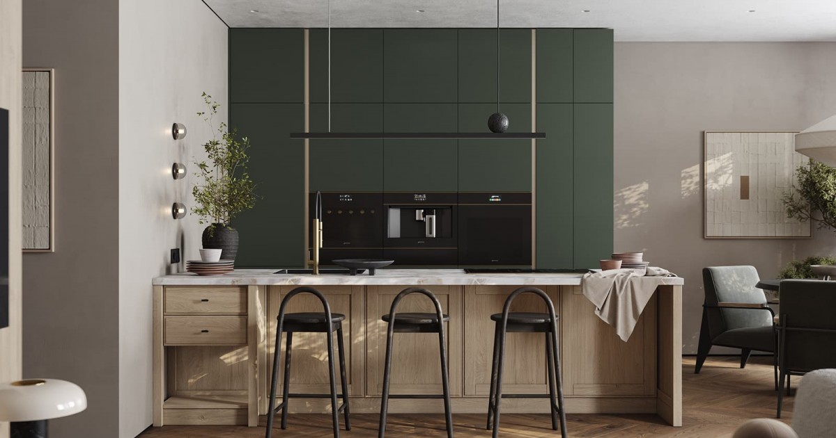 Кухня БЕРНАДИН (ЛМДФ EVOSOFT)