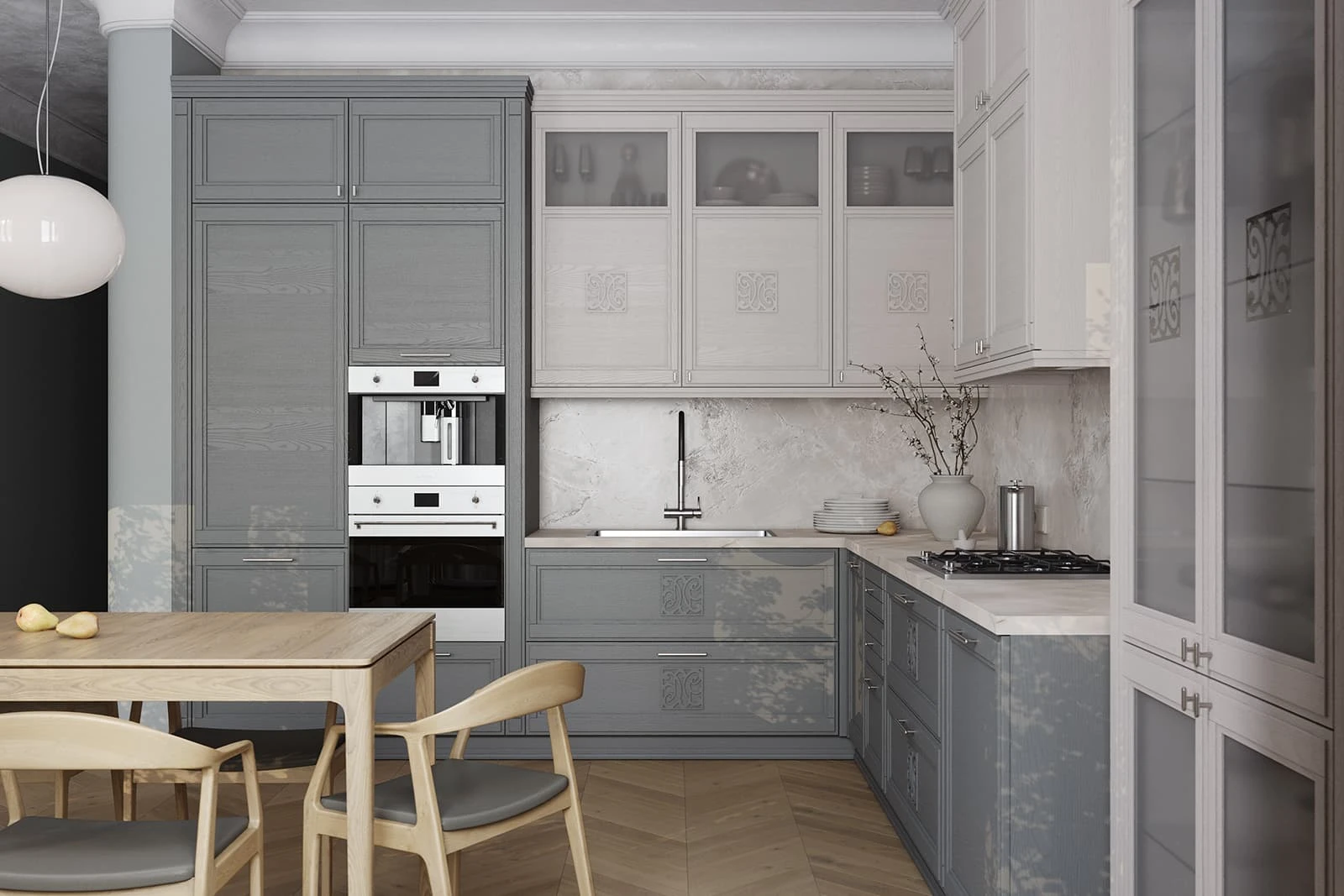 Кухня ВЕСКОНА '25 (НАТУРАЛЬНОЕ ДЕРЕВО)