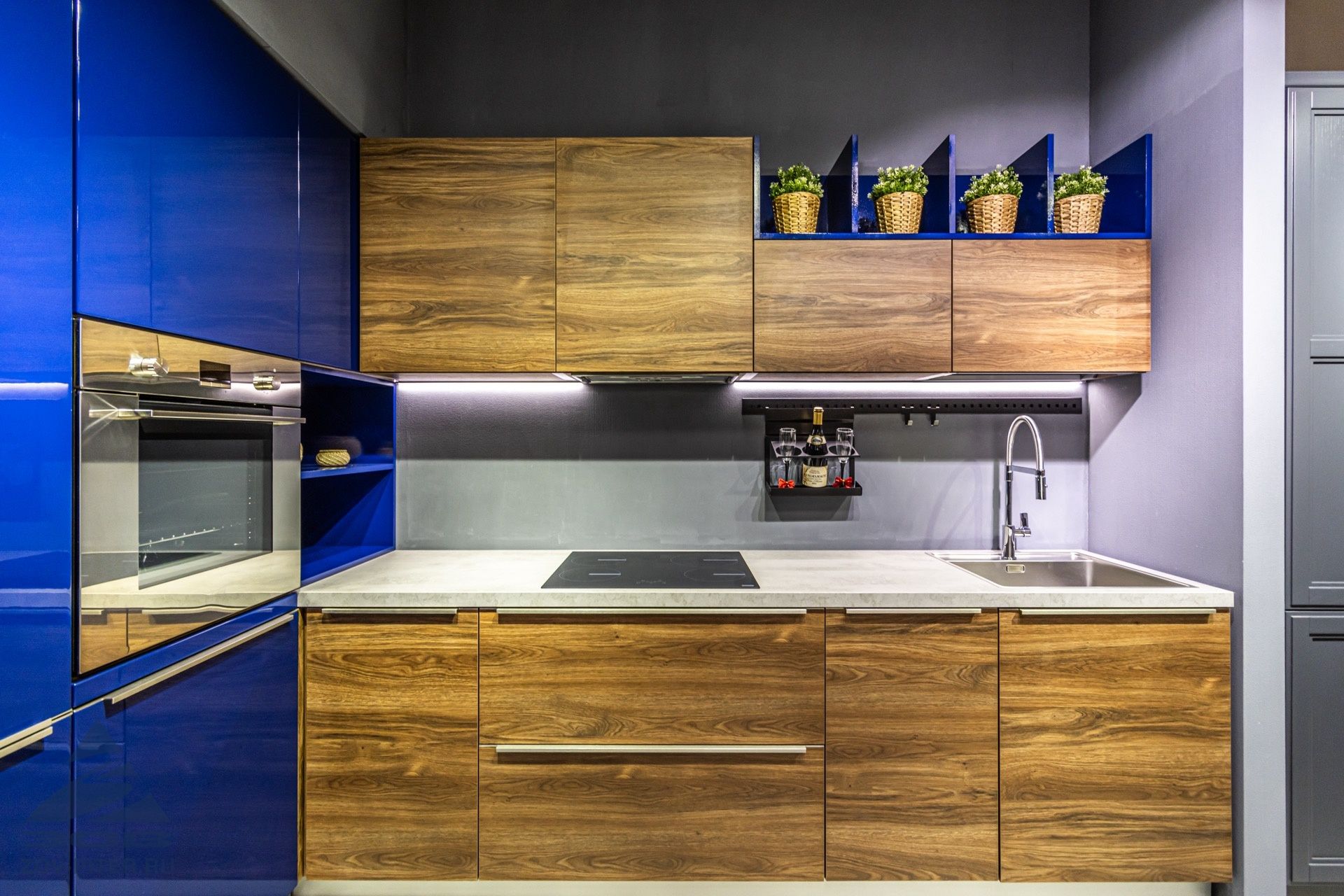 Краска Система RAL 5003 глянец Пост Тимбер Марон