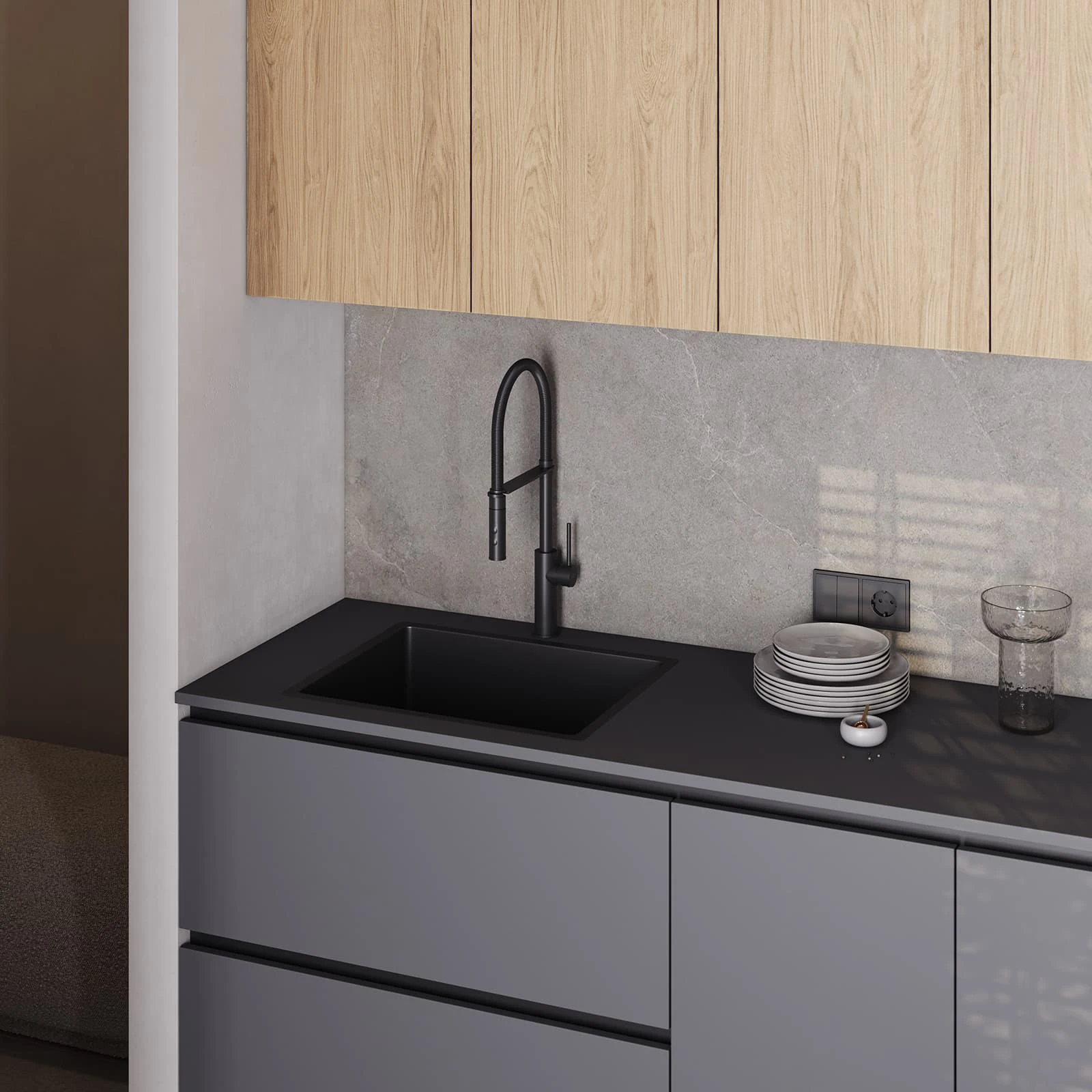 Кухня ФЕНИКС (ДЕКОРАТИВНЫЕ ПАНЕЛИ ТИМБЕР)