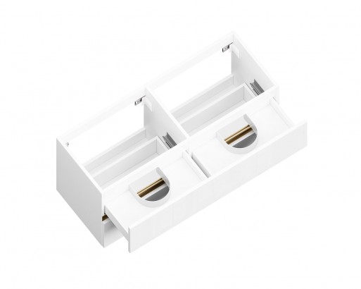 ЛИРА. МДФ/АКРИЛ БЕЛЫЙ (ГЛЯНЕЦ) / ЛДСП БЕЛЫЙ ПРЕМИУМ