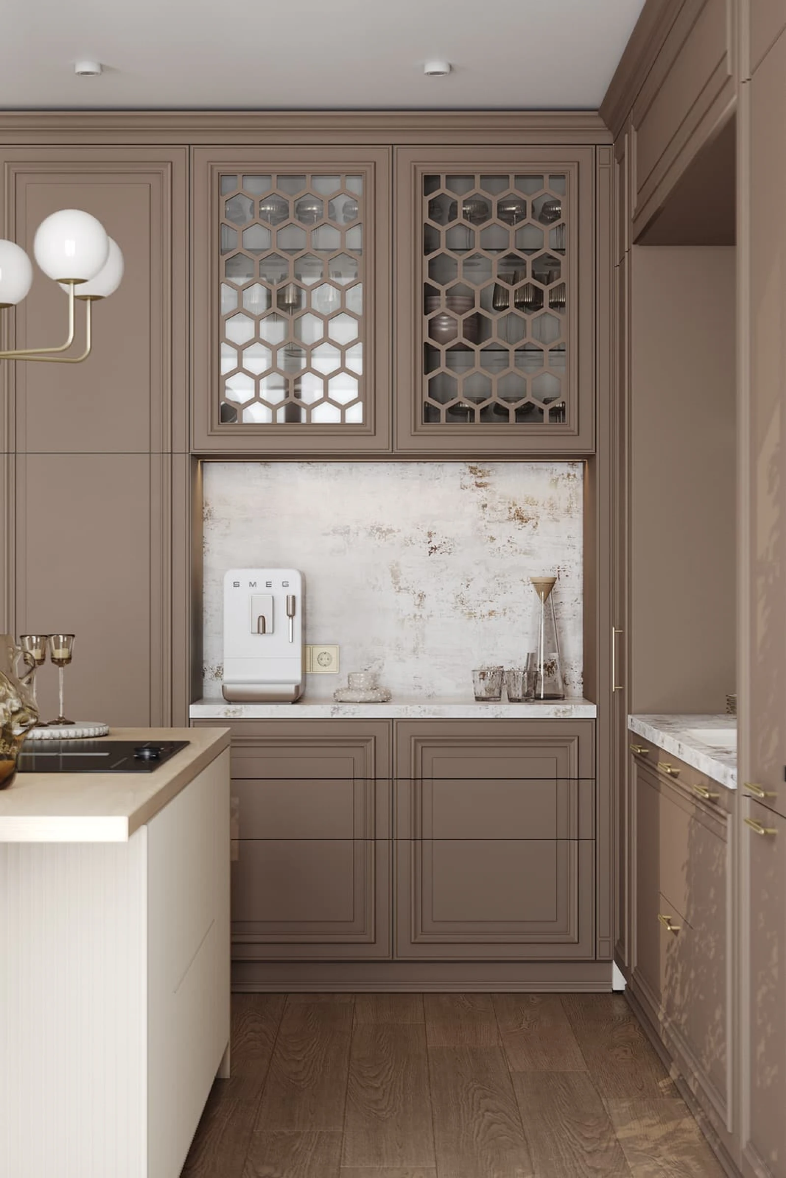 Кухня МАРИ '25 (КРАШЕНАЯ МДФ (ЭМАЛЬ))