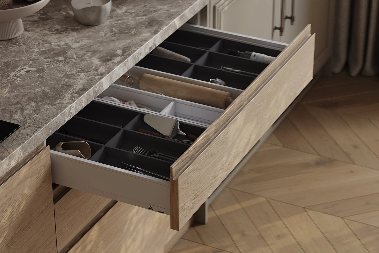 Кухня ЛАУРА (КРАШЕНАЯ МДФ (ЭМАЛЬ))