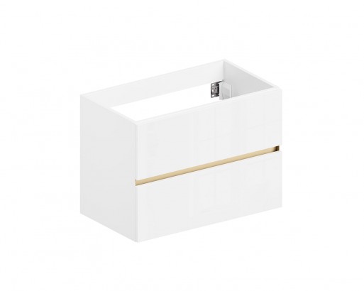 ЛИРА. МДФ/АКРИЛ БЕЛЫЙ (ГЛЯНЕЦ) / ЛДСП БЕЛЫЙ ПРЕМИУМ