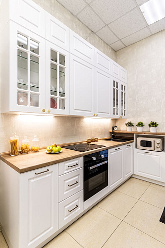 Кухня Лонгфорд Ясень молочный